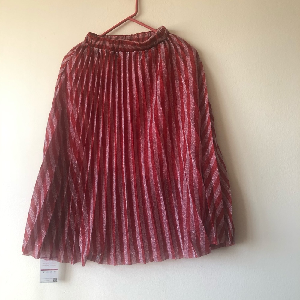 Midi sparkly skirt